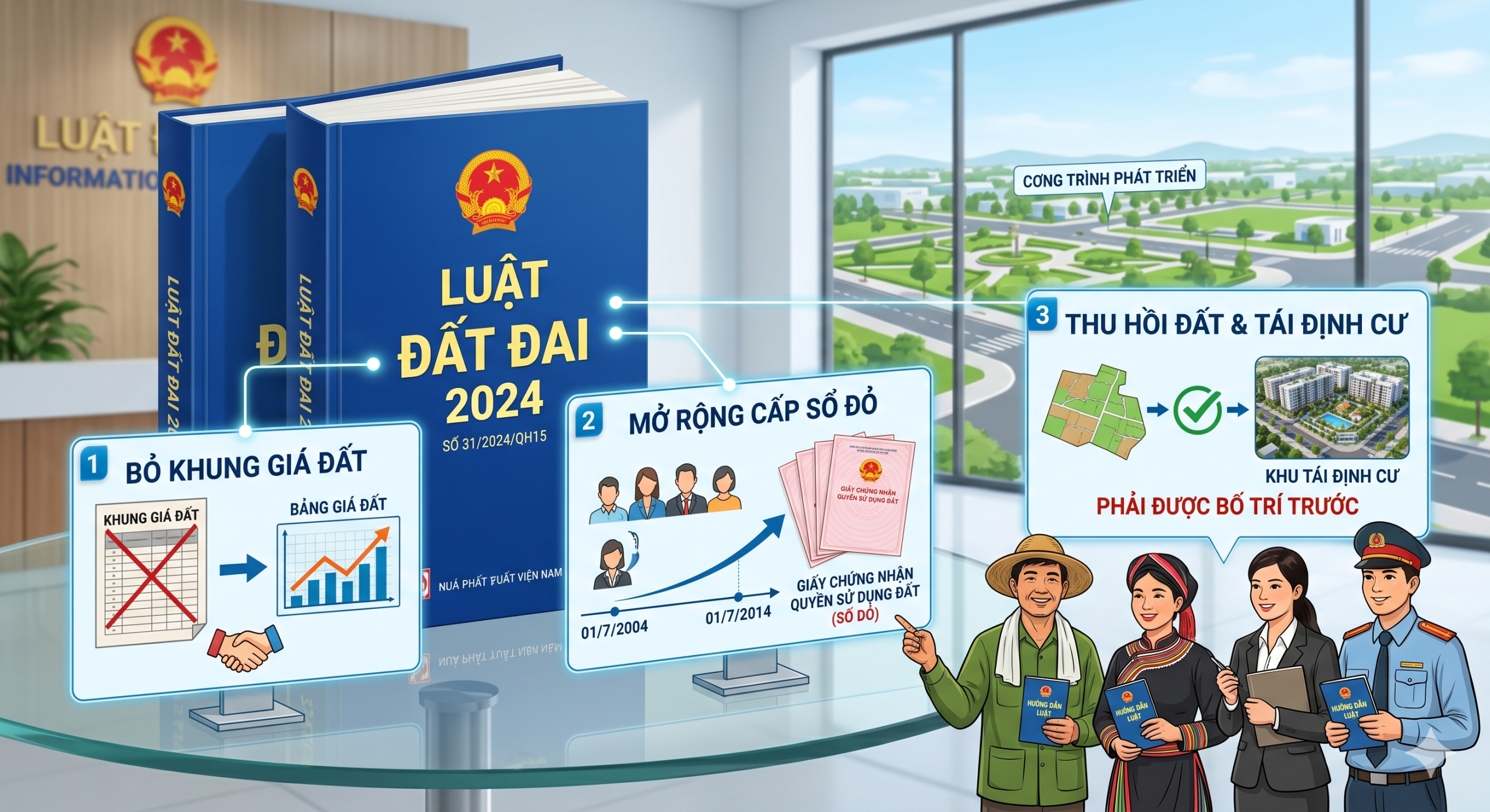 Bồi thường thu hồi đất khi sổ đỏ sai vị trí