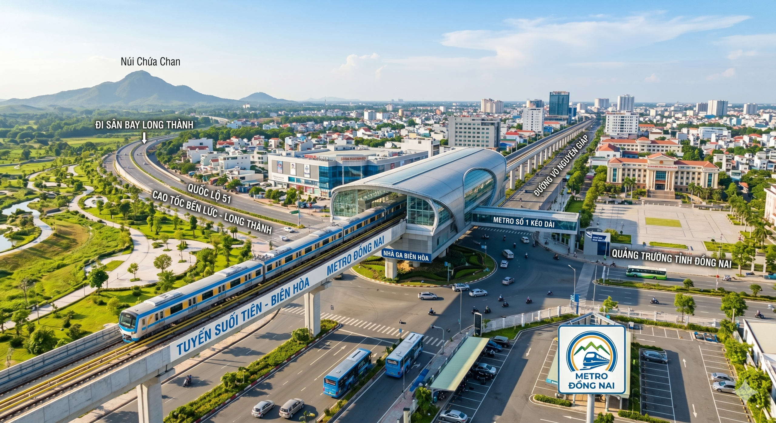 Khu đô thị Long Thành Khu đô thị Long Thành cửa ngõ phía tây sân bay quốc tế