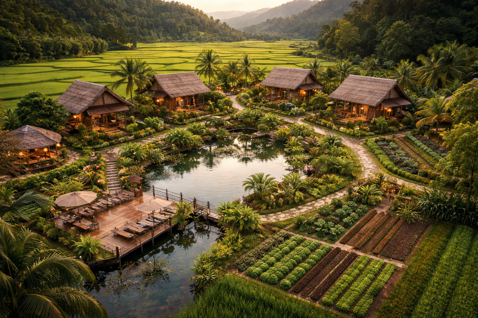 Sơ chế lá tre xuất khẩu tại Khánh Sơn, Khánh Hòa