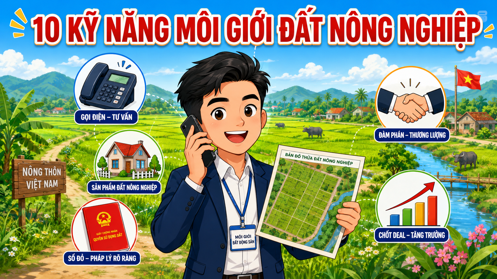 10 kỹ năng môi giới đất nông nghiệp cần có để chốt deal