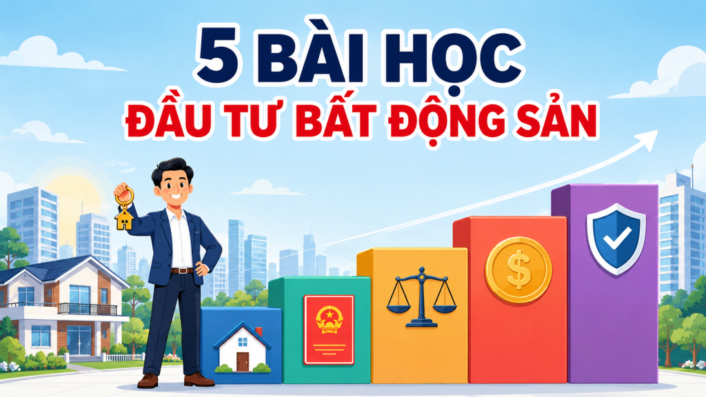 5 bài học kinh nghiệm đầu tư bất động sản qua các bước thẩm định