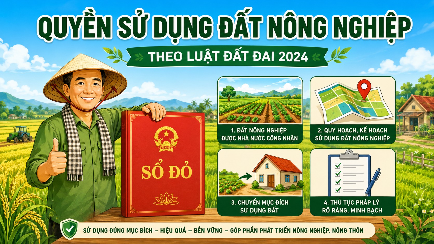 7 nhóm đất nông nghiệp theo Luật Đất đai 2024