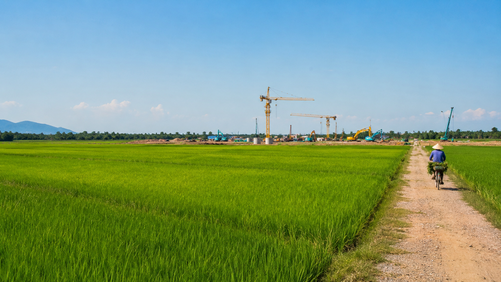 Đất nông nghiệp ven biển bên cạnh dự án bất động sản đang xây dựng