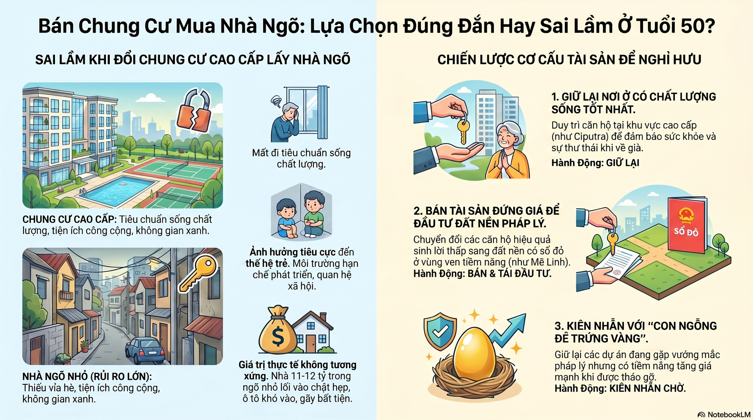Chiến lược cơ cấu tài sản và đất nông nghiệp cho người tuổi 50 trước nghỉ hưu