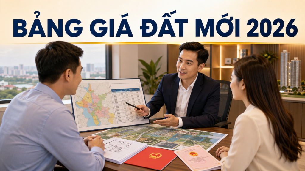 Bảng giá đất mới 2026