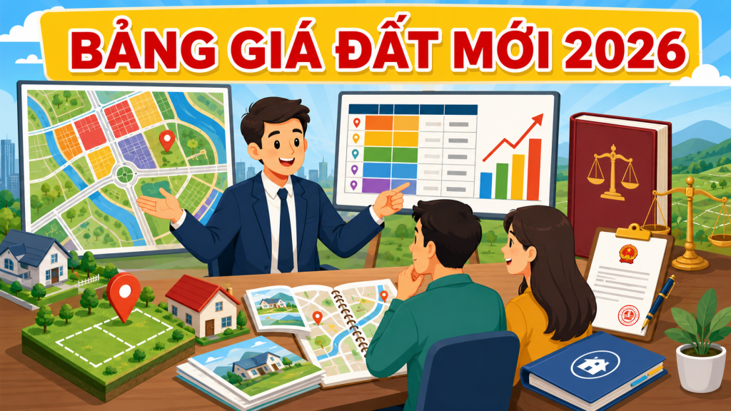 Bảng giá đất mới 2026
