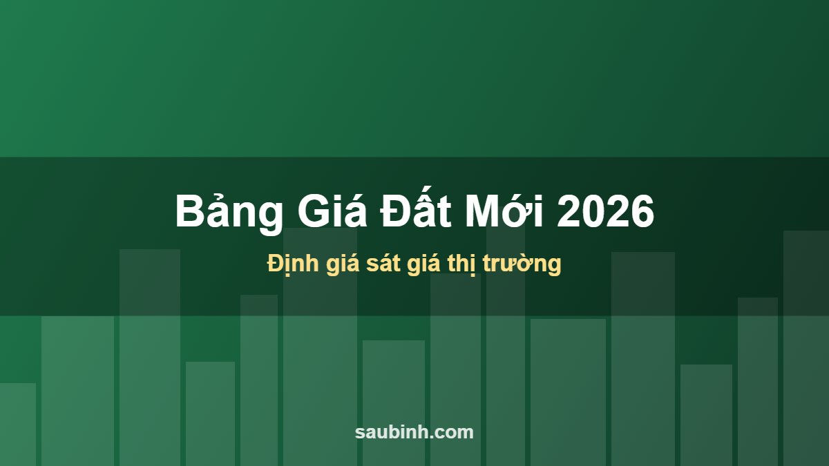 Bảng giá đất mới tác động tới bất động sản Việt Nam 2025