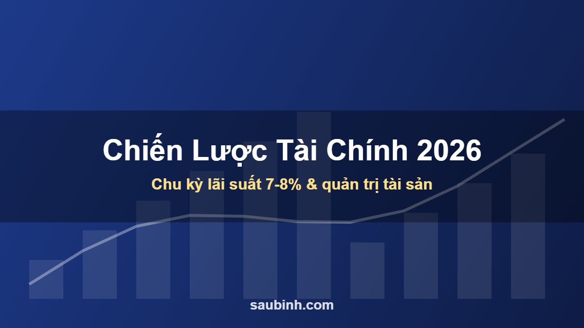 Chiến lược tài chính 2026 trong chu kỳ lãi suất 7-8%