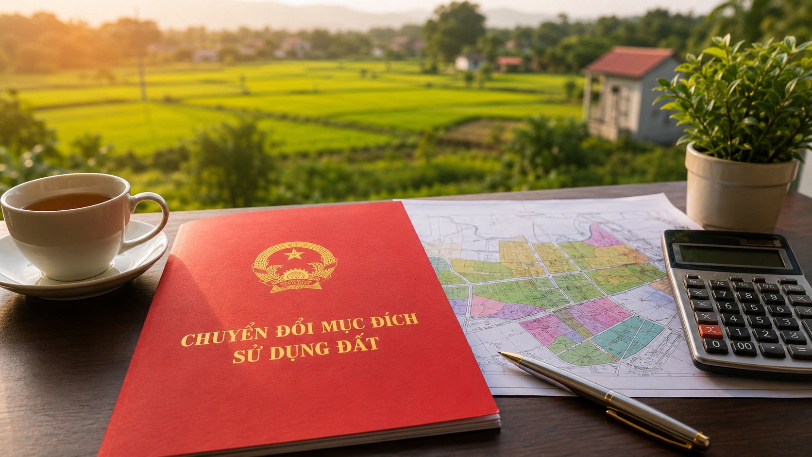 Hồ sơ chuyển đổi mục đích sử dụng đất nông nghiệp và bản đồ quy hoạch