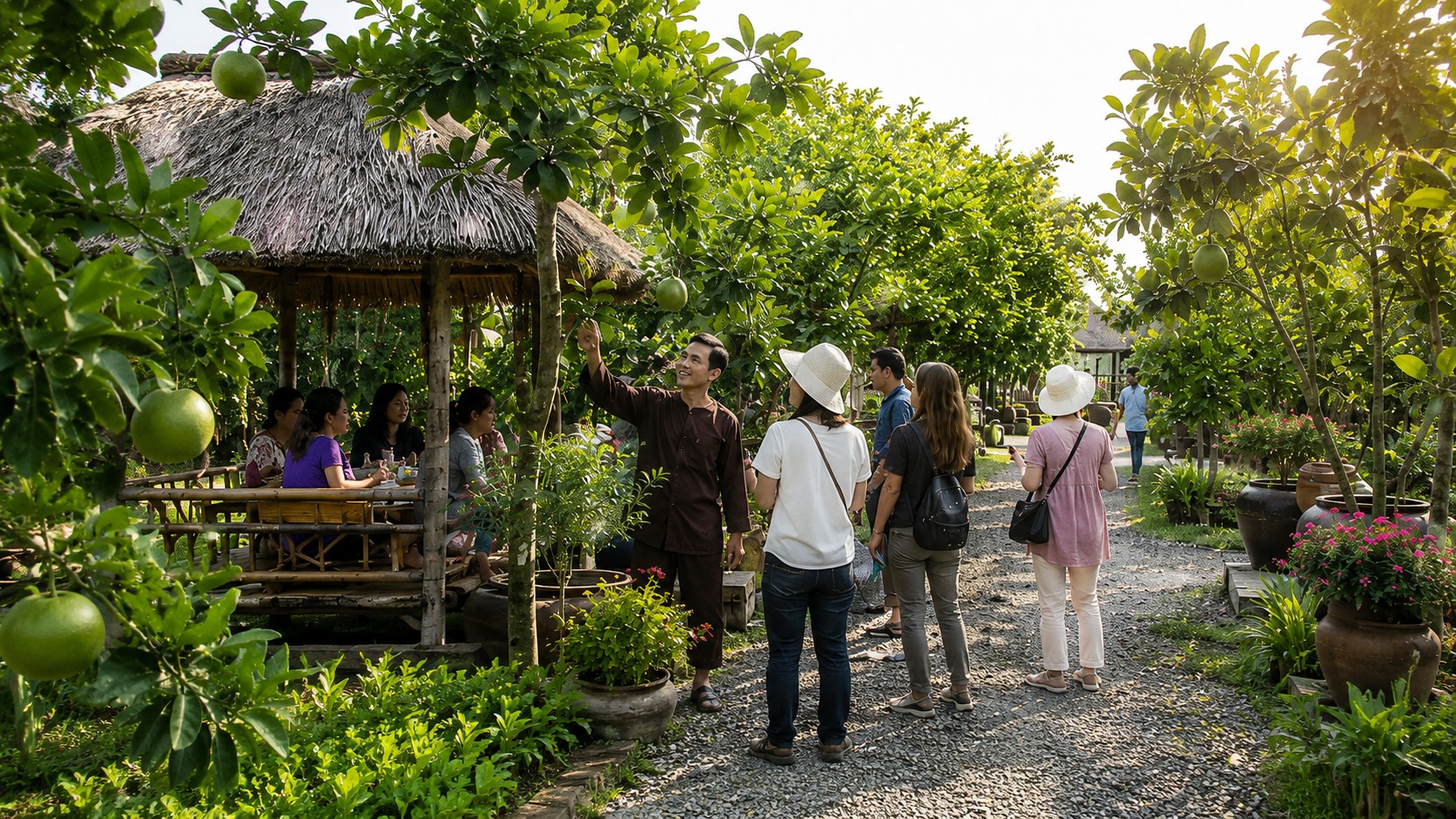 Đất nông nghiệp kết hợp du lịch sinh thái làm farmstay bãi vườn Việt Nam