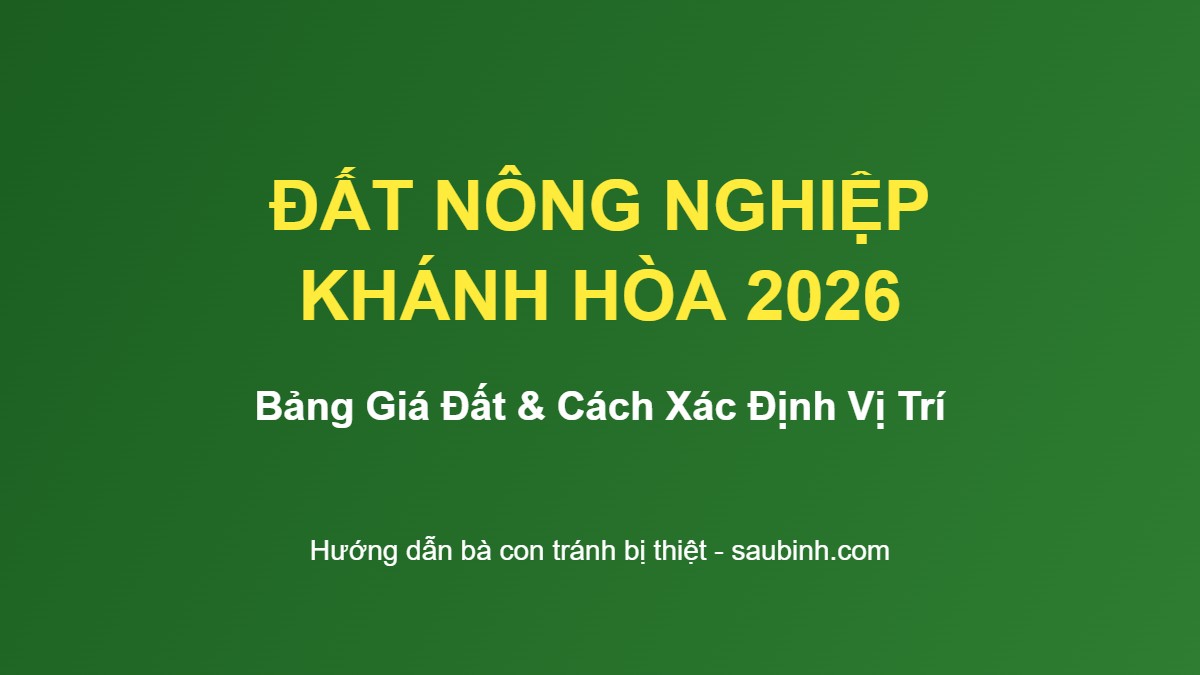 Phân biệt các loại sổ đất nông nghiệp