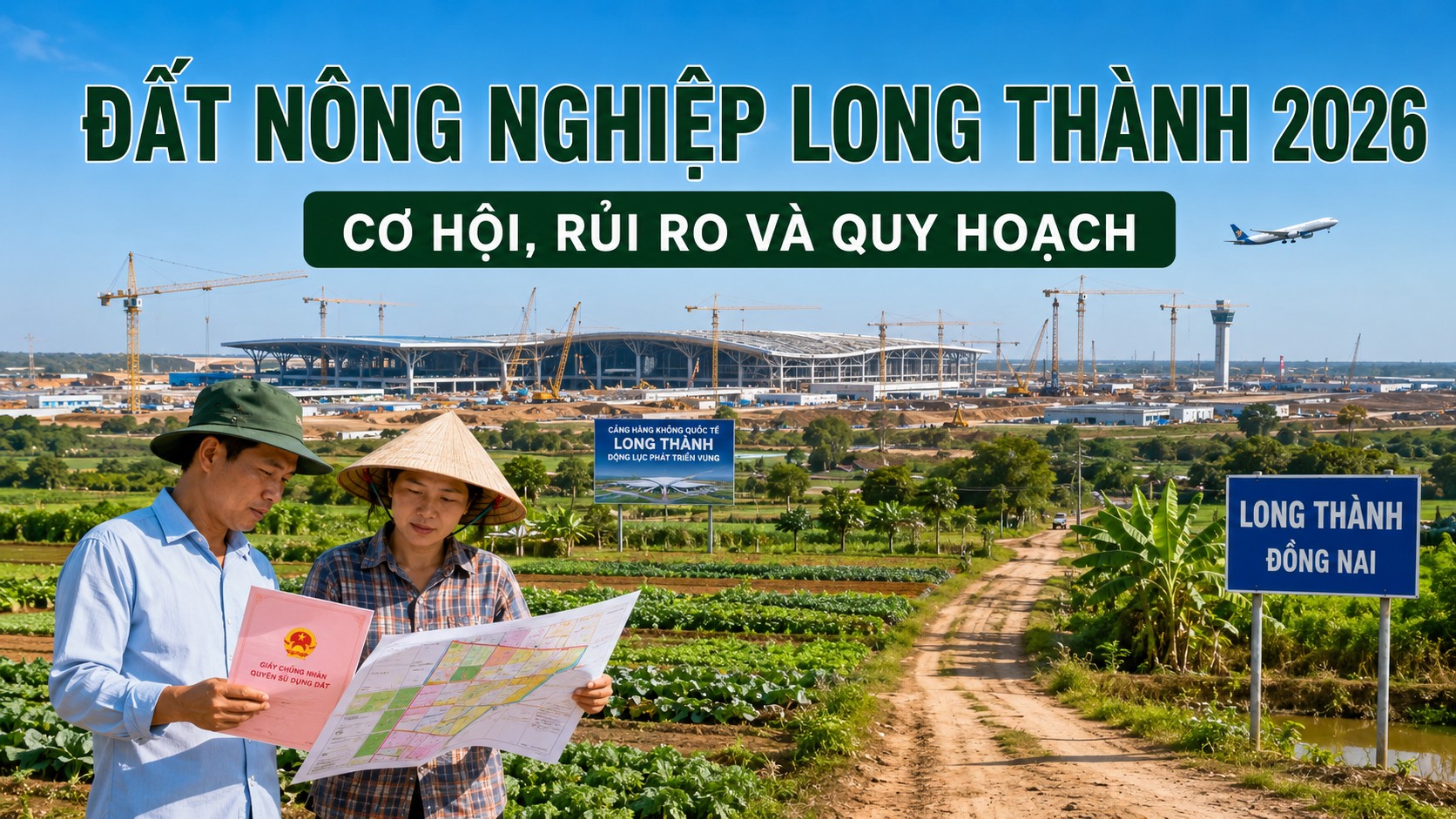 Đất nông nghiệp Long Thành 2026 quanh sân bay quốc tế Long Thành