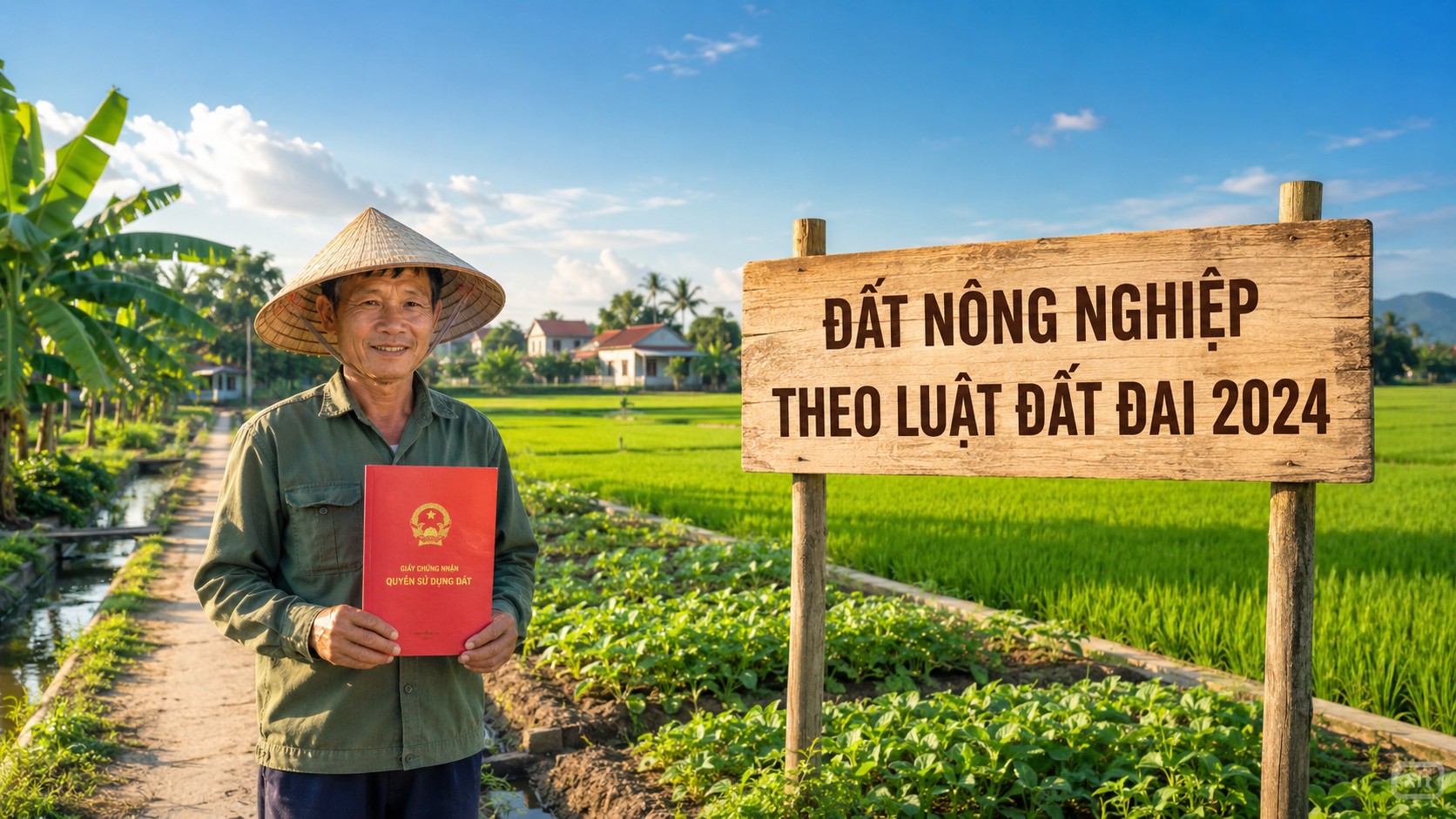 Đất nông nghiệp theo Luật Đất đai 2024