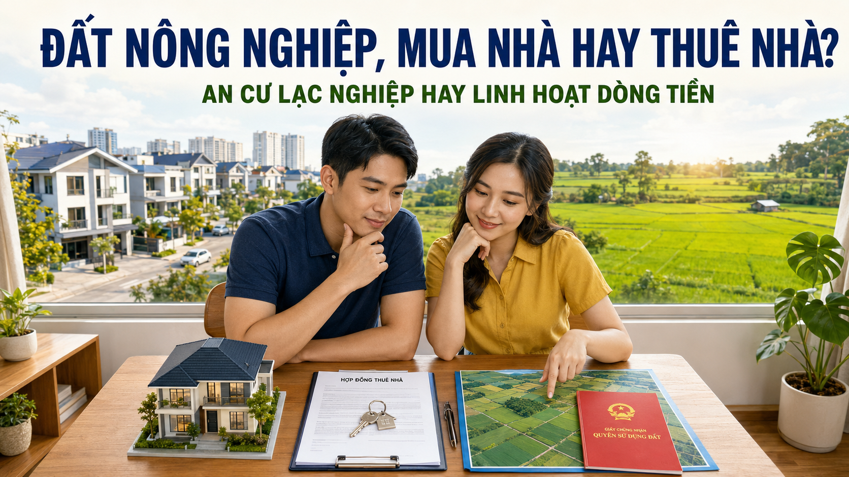 Đất nông nghiệp, mua nhà hay thuê nhà – cặp đôi trẻ cân nhắc an cư lạc nghiệp