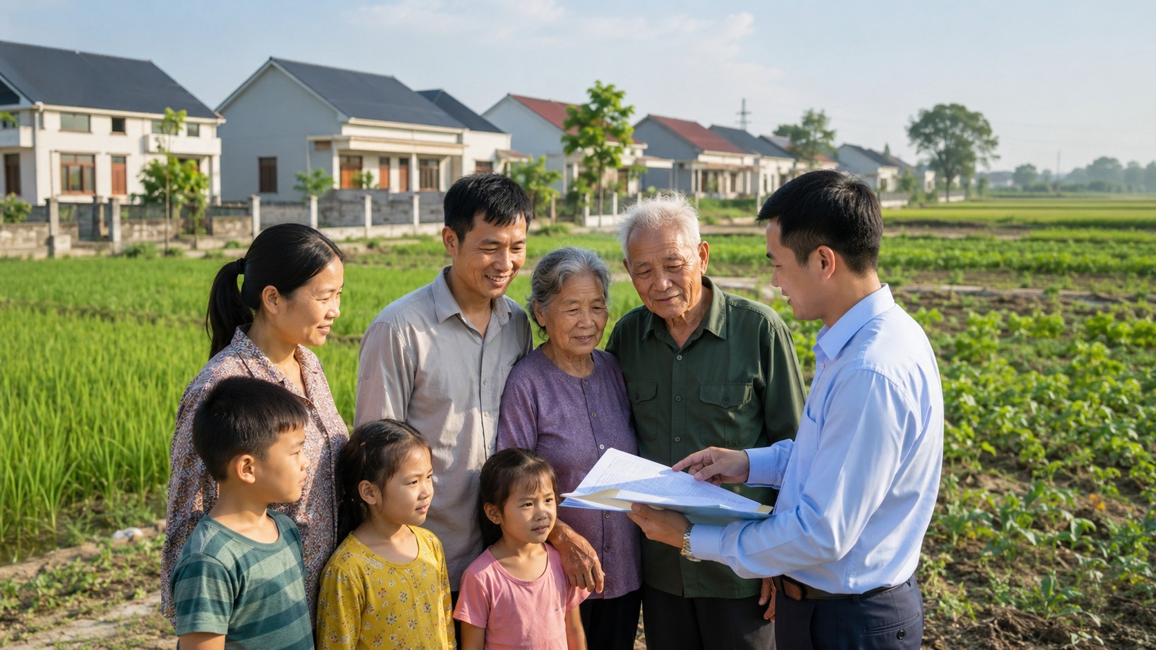 Hộ gia đình đông người và chính sách tái định cư Gia đình nhiều thế hệ trên đất nông nghiệp bị thu hồi nhận tư vấn tái định cư