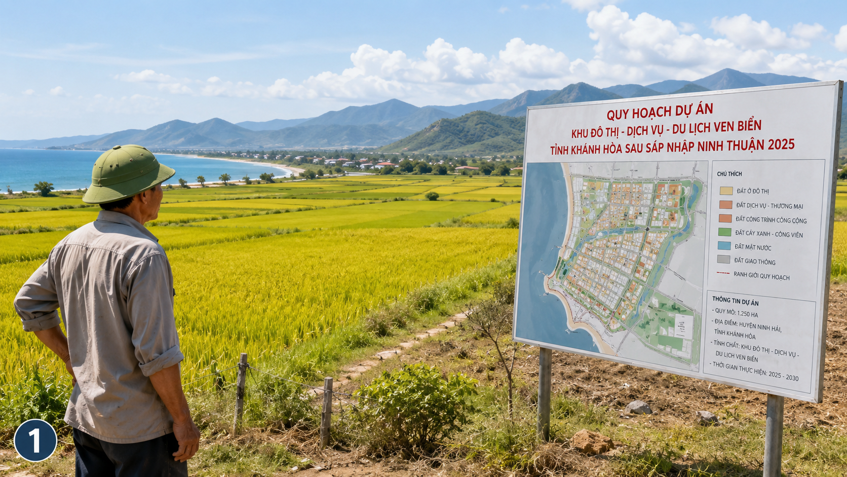 Đất nông nghiệp tái định cư tại Khánh Hòa sau sáp nhập Ninh Thuận 2025