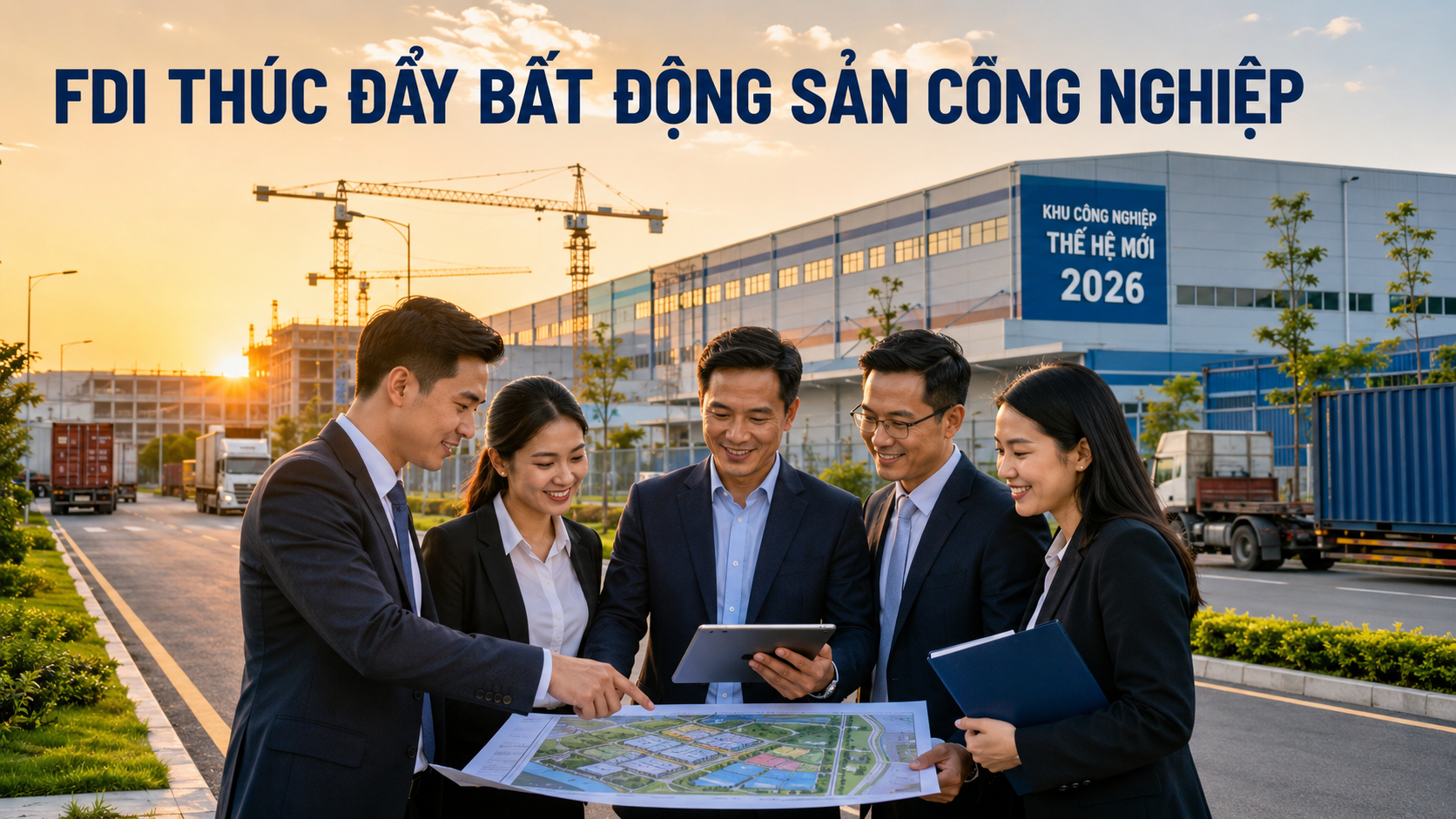 FDI thúc đẩy cơ hội đầu tư bất động sản công nghiệp 2026