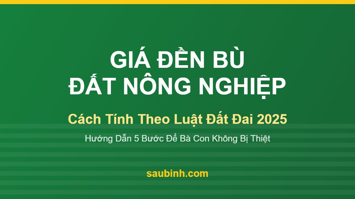 Sổ đỏ đất nông nghiệp và cách xác định quyền sử dụng