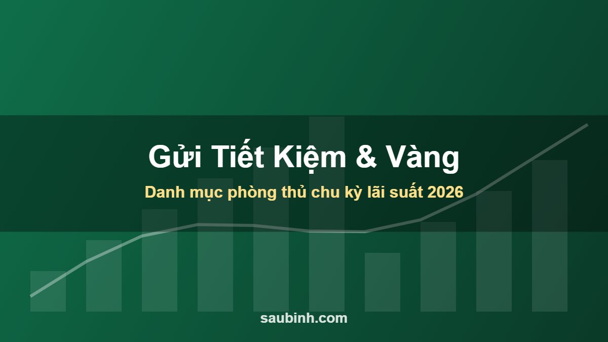 Gửi tiết kiệm và vàng trong chiến lược tài chính 2026