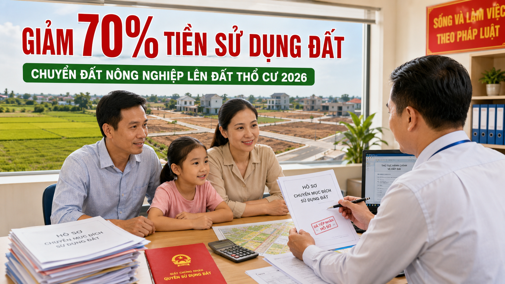 Hồ sơ chuyển mục đích sử dụng đất lên đất thổ cư