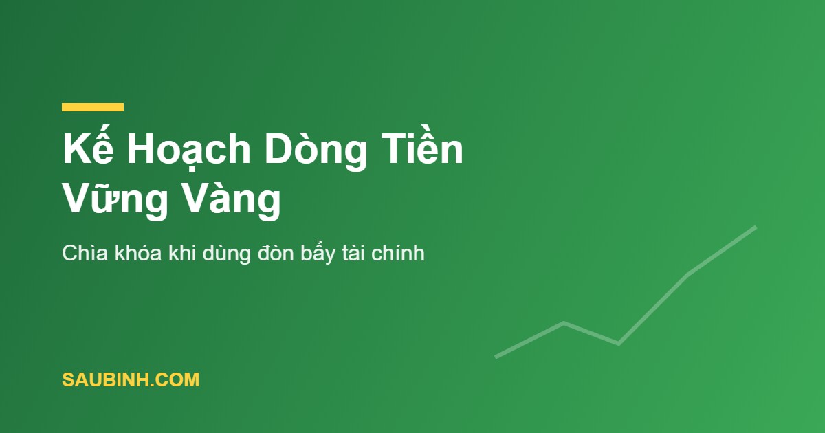 Lập kế hoạch dòng tiền khi dùng đòn bẩy tài chính