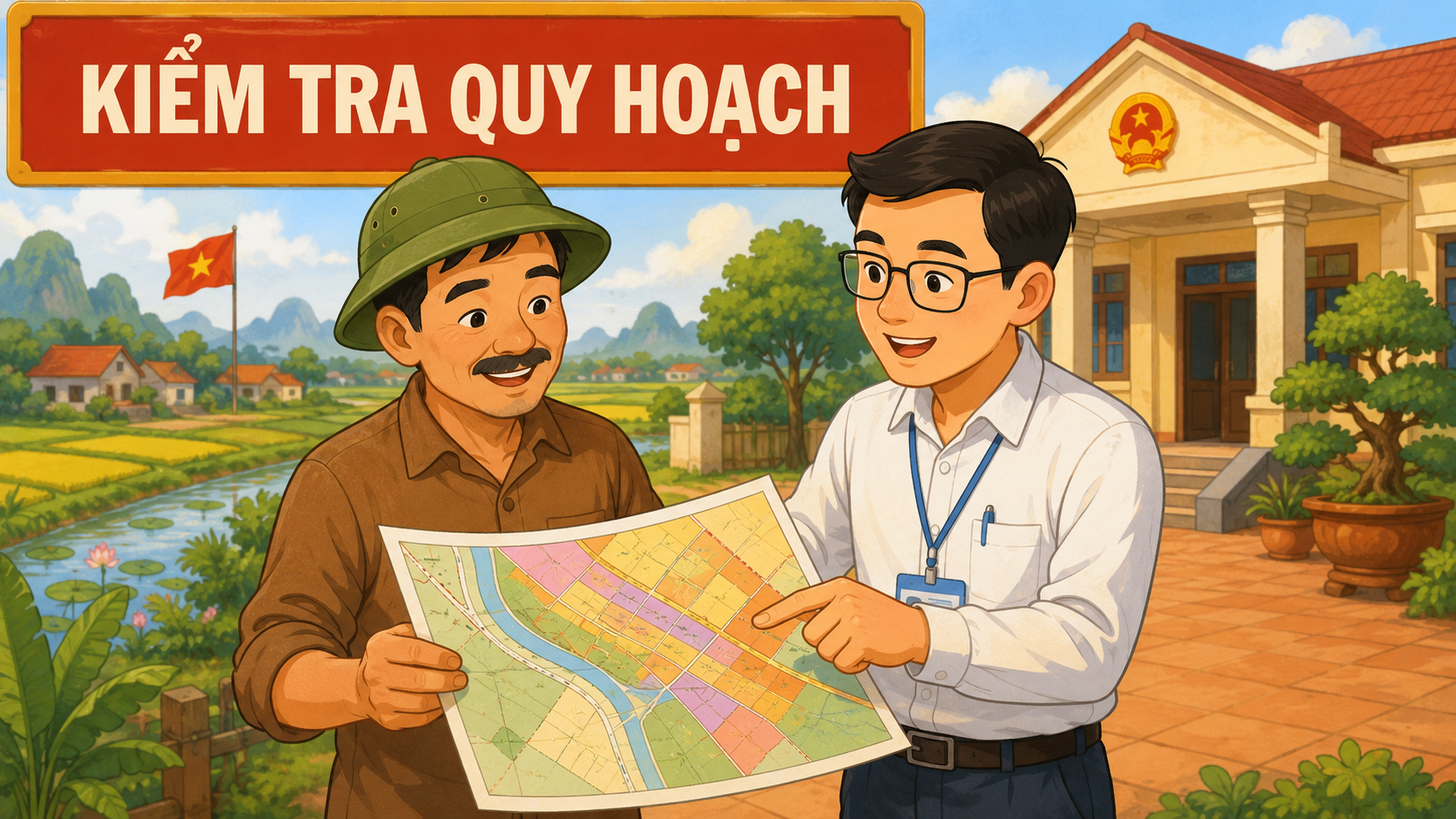 Kiểm tra quy hoạch sử dụng đất trước khi chuyển đất nông nghiệp lên đất thổ cư