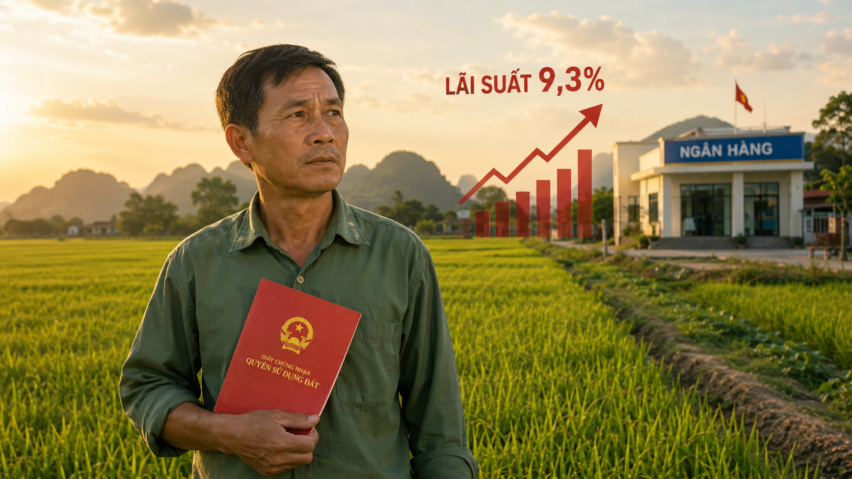 Lãi suất tiết kiệm cao tác động đến đất nông nghiệp và người nông dân