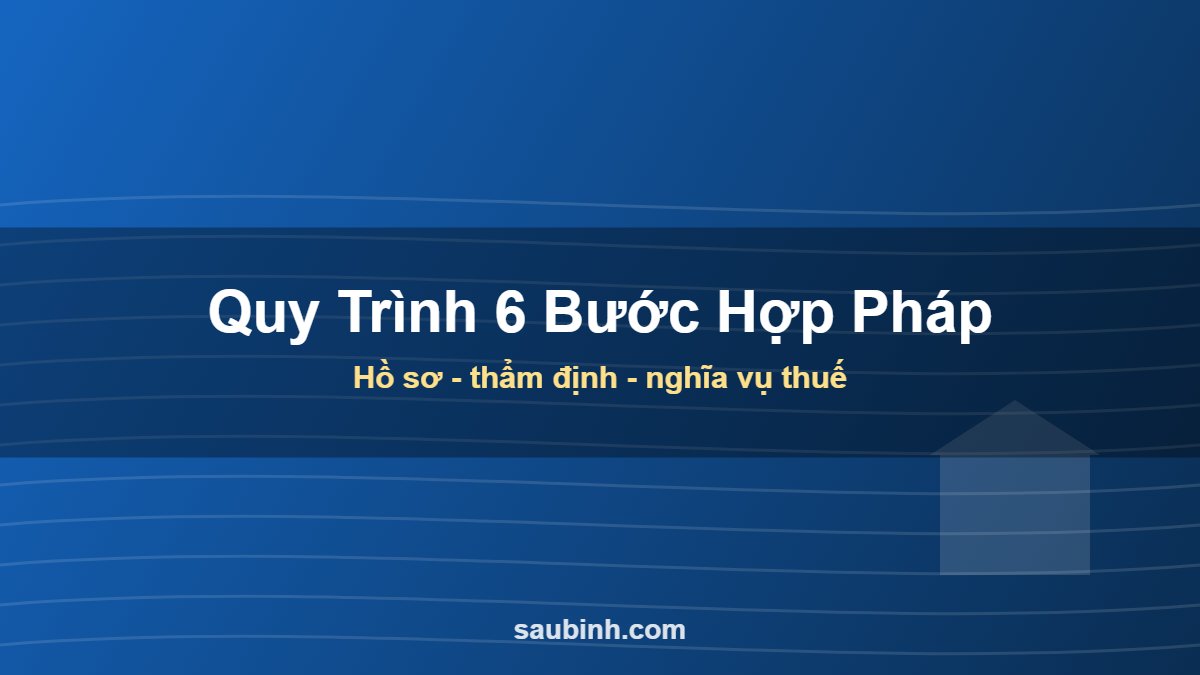 Quy trình 6 bước xây dựng trên đất nông nghiệp hợp pháp