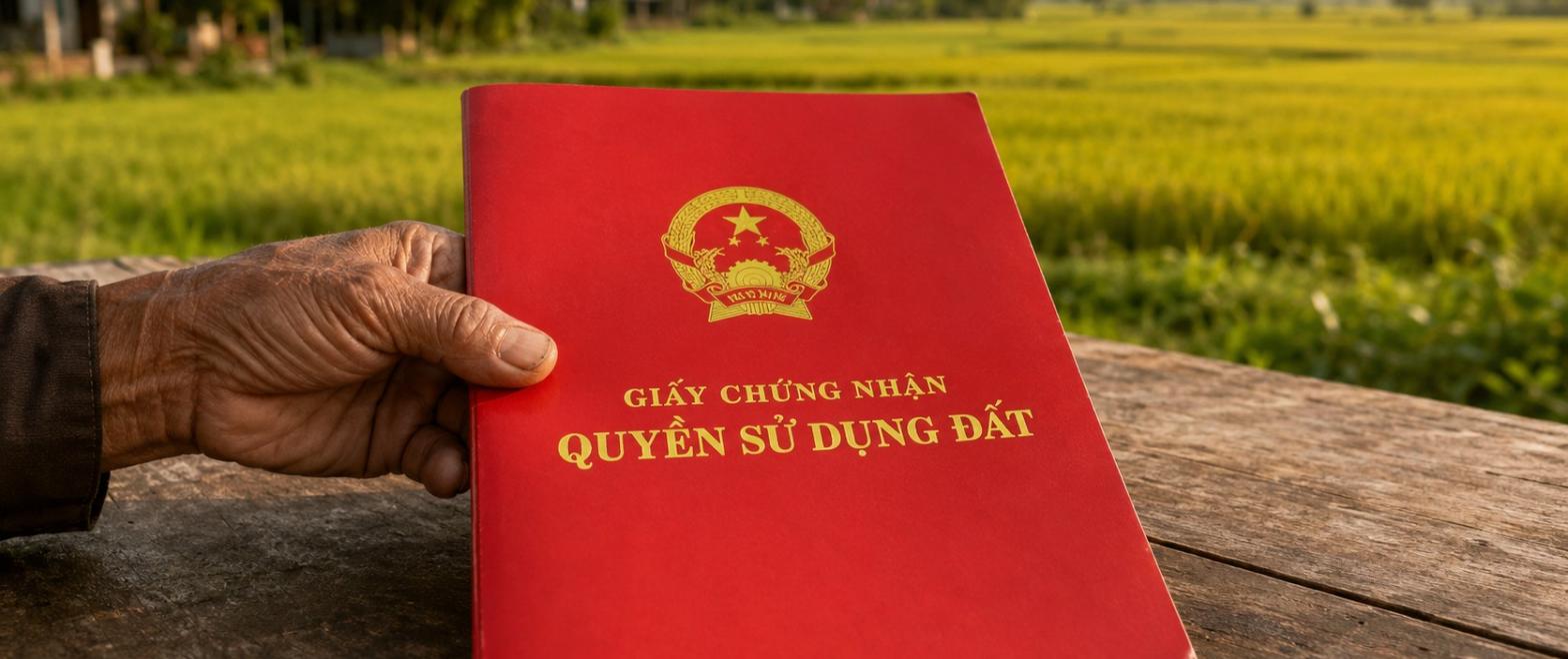 Sổ đỏ - Giấy chứng nhận quyền sử dụng đất cấp cho hộ gia đình theo Luật Đất đai 2024