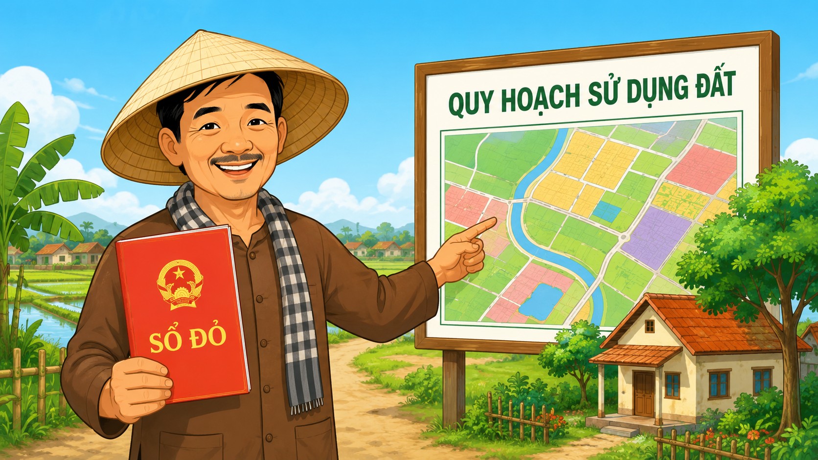 Cách xem sổ đỏ và quy hoạch sử dụng đất khi mua đất nông nghiệp
