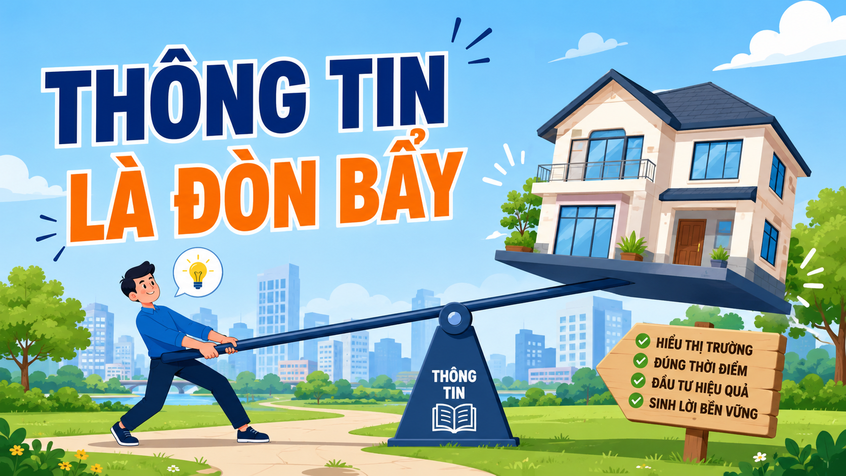 Thông tin là đòn bẩy mạnh nhất khi đầu tư bất động sản