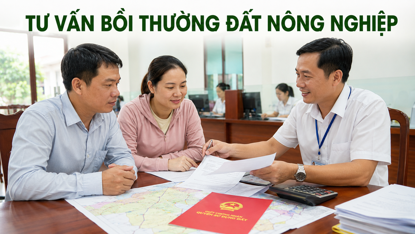 Tư vấn bồi thường đất nông nghiệp cho bà con nông dân