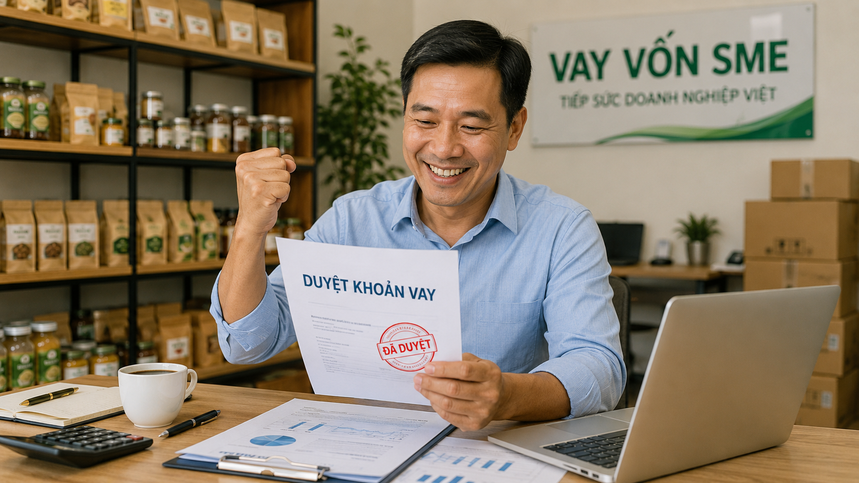 Quy trình vay vốn ngân hàng cho doanh nghiệp vừa và nhỏ SME