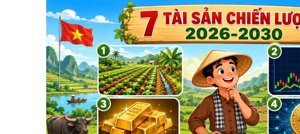 7 tài sản chiến lược đầu tư bất động sản và đất nông nghiệp 2026-2030