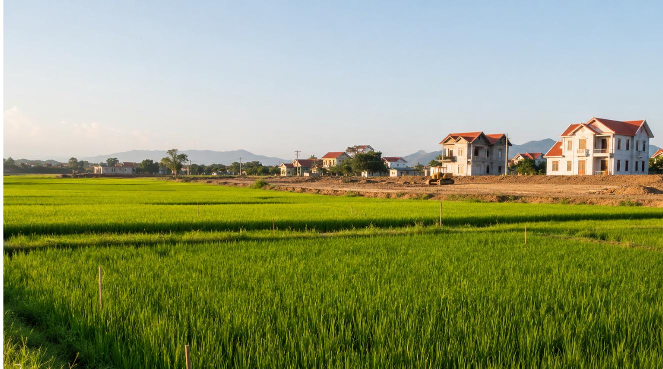 Chuyển đổi mục đích sử dụng đất ruộng sang thổ cư