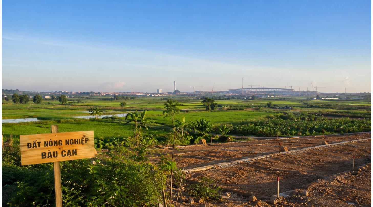 Đất nông nghiệp Bàu Cạn, Long Thành đón đầu quy hoạch sân bay Long Thành