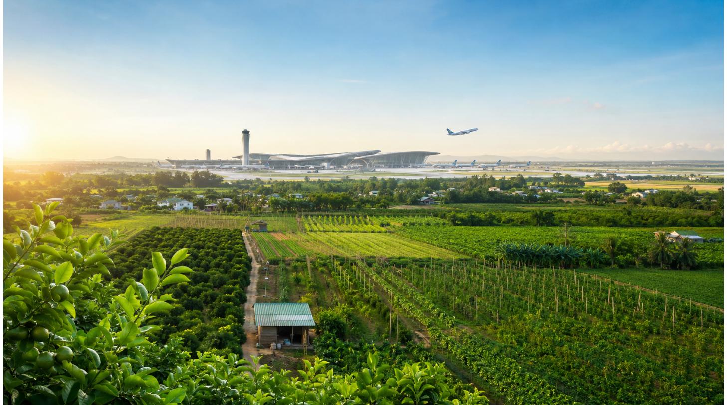 Đất nông nghiệp Đồng Nai trù phú bên cạnh sân bay Long Thành
