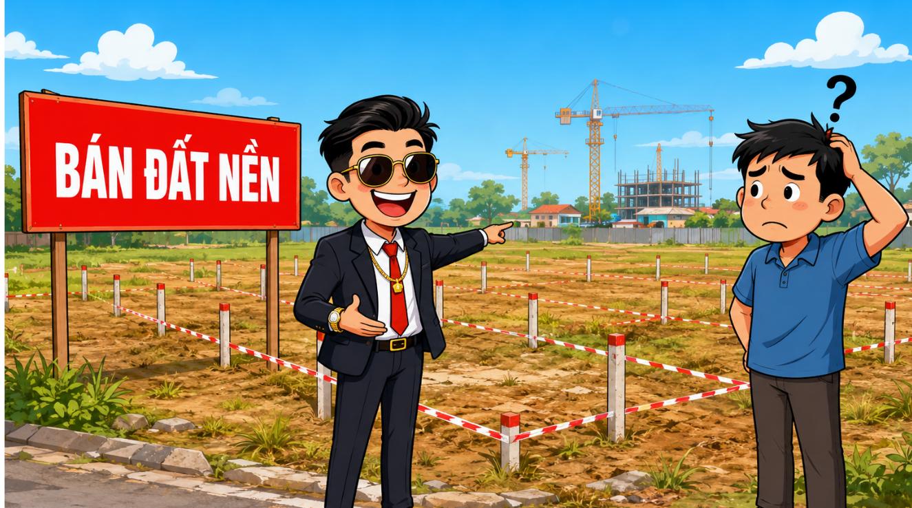 Cò đất dụ khách mua đất nông nghiệp phân lô quanh Sân bay Long Thành
