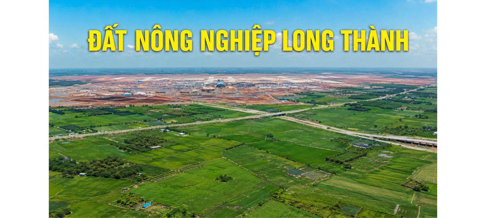 Đất nông nghiệp vùng phụ cận sân bay Long Thành nhìn từ trên cao
