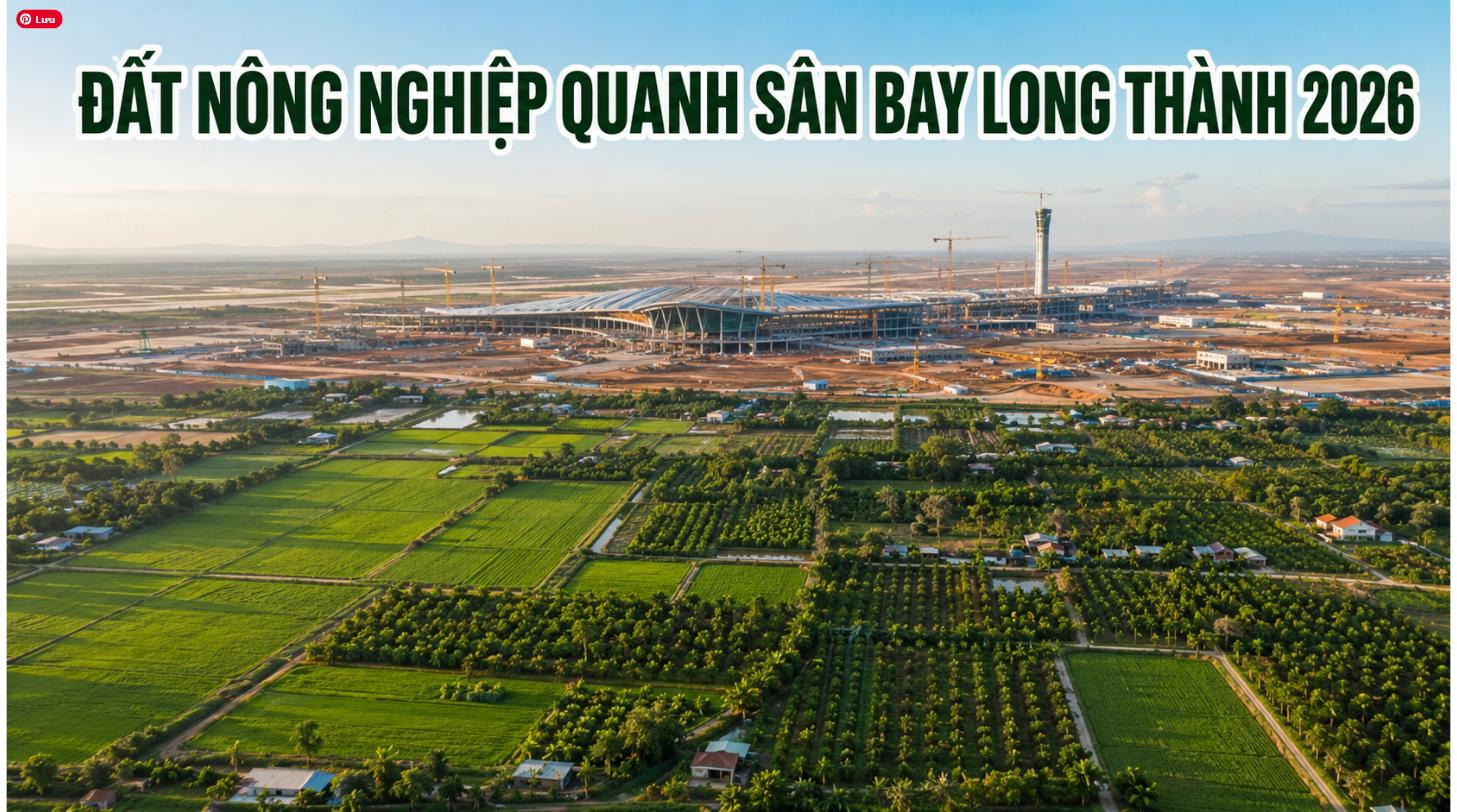 Đất nông nghiệp quanh Sân bay Long Thành 2026