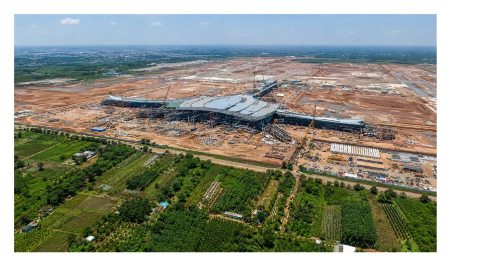 Đất nông nghiệp quanh Sân bay Long Thành nhìn từ trên cao