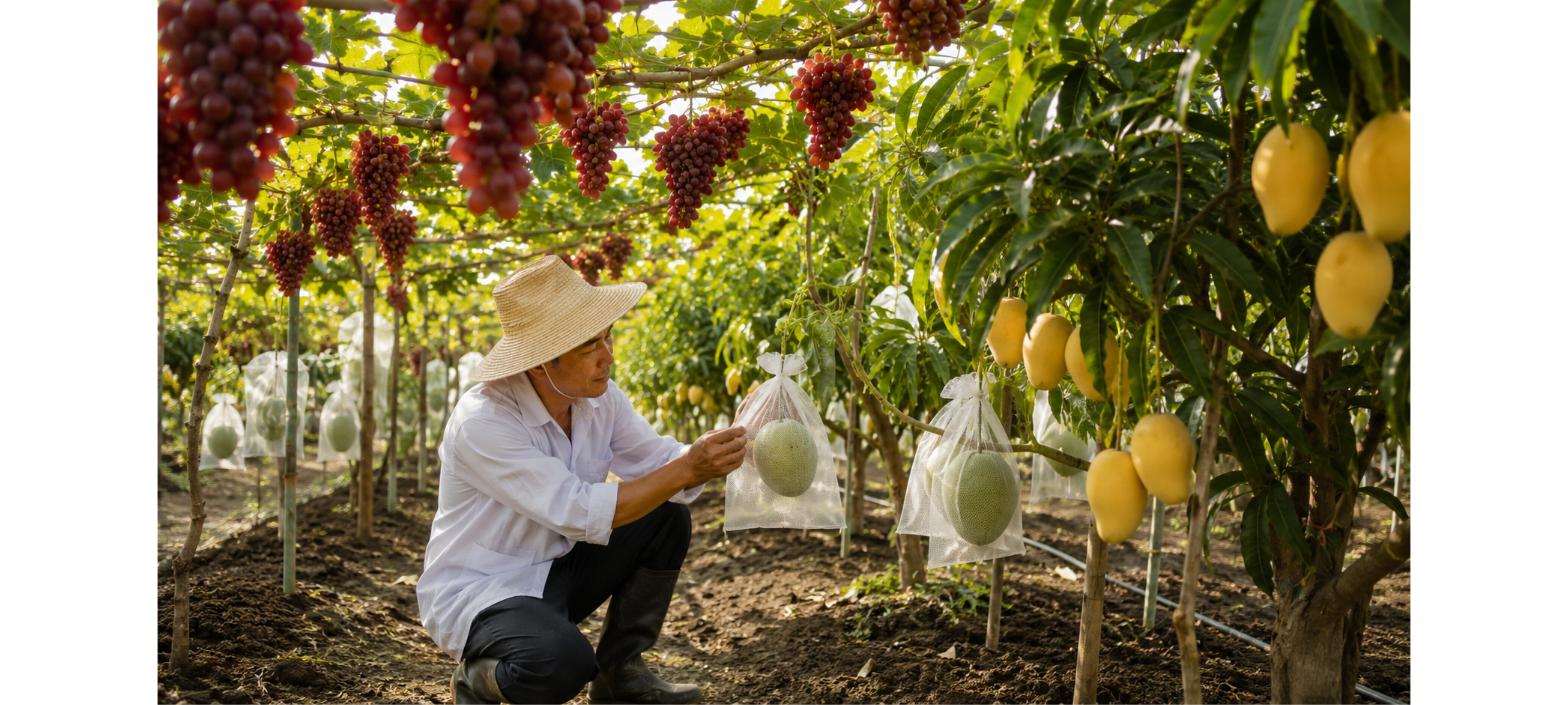Vườn cây ăn quả cao cấp trên đất nông nghiệp cho thu nhập tiền triệu