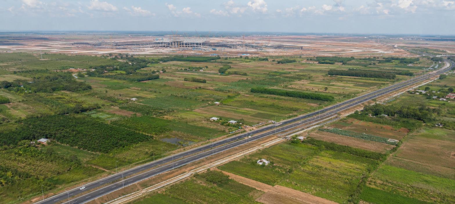 Đấu giá quỹ đất sân bay Long Thành - toàn cảnh vùng phụ cận sân bay Long Thành Đồng Nai