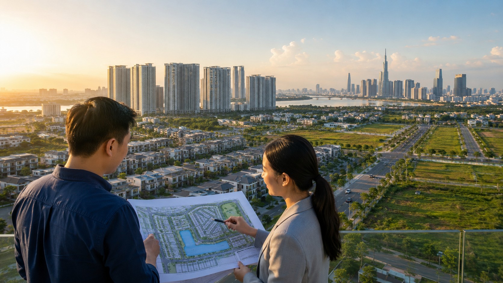 Đầu tư bất động sản 2025 2030 - toàn cảnh đô thị Việt Nam hiện đại