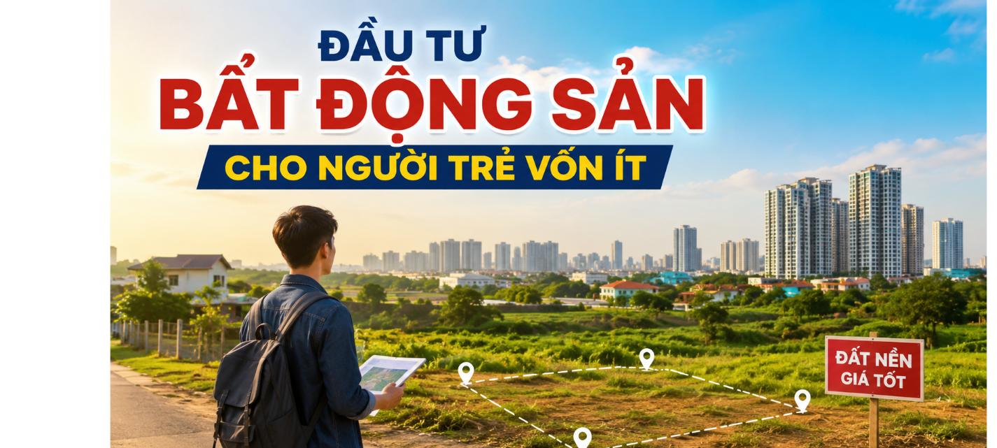 Đầu tư bất động sản cho người trẻ vốn ít - chiến lược đi đường vòng để sở hữu nhà