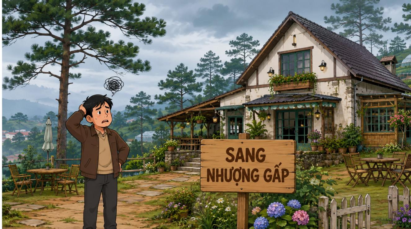 Đầu tư bất động sản Đà Lạt - homestay farmstay treo biển sang nhượng gấp, nhà đầu tư lo lắng