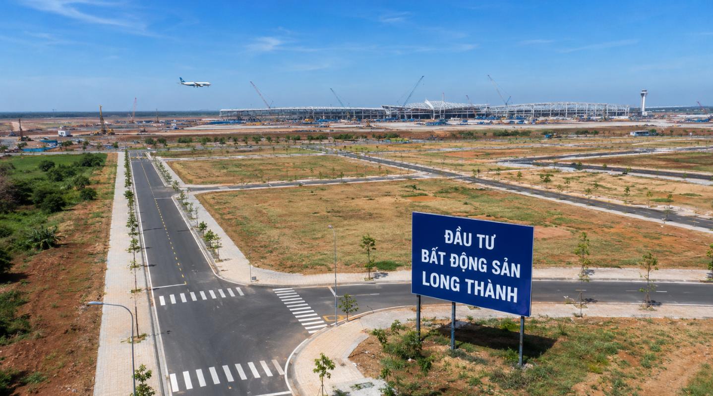 Đầu tư bất động sản Long Thành - toàn cảnh khu đất vàng đấu giá gần sân bay