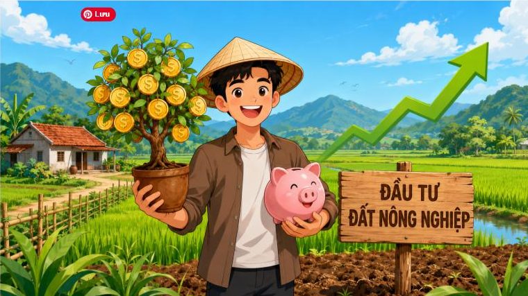 Minh hoạ đầu tư đất nông nghiệp sinh lời với nhà đầu tư trẻ và cây tiền