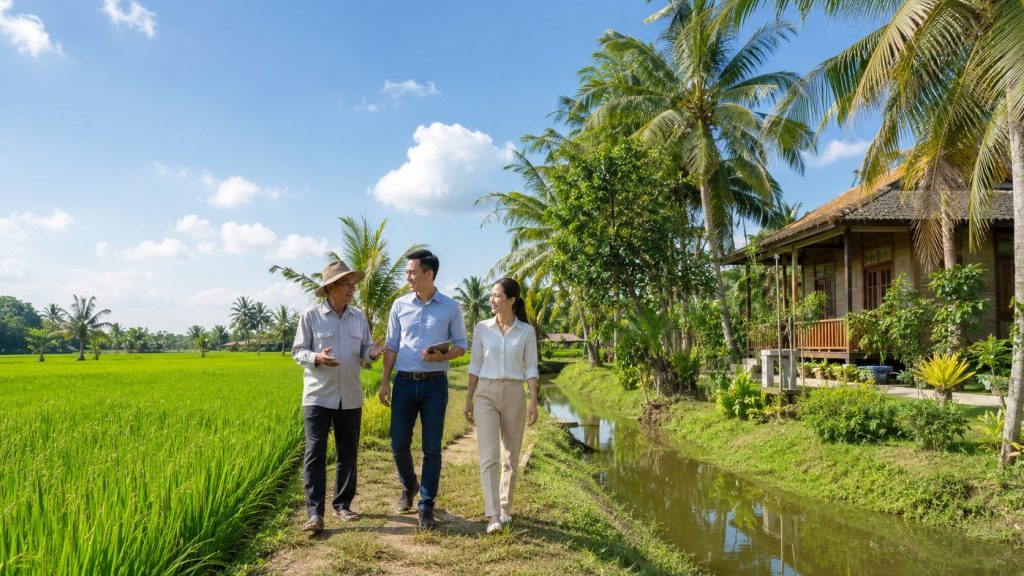 Đầu tư đất nông nghiệp 2026 - thửa đất vườn bên homestay du lịch sinh thái Việt Nam