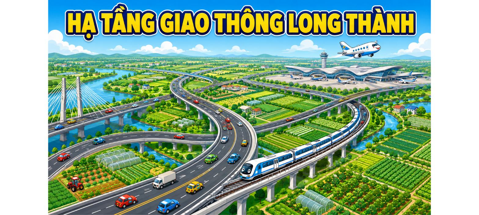Hạ tầng giao thông kết nối đất nông nghiệp quanh sân bay Long Thành